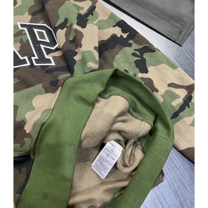 Hoodie Gap Loreng Army Premium