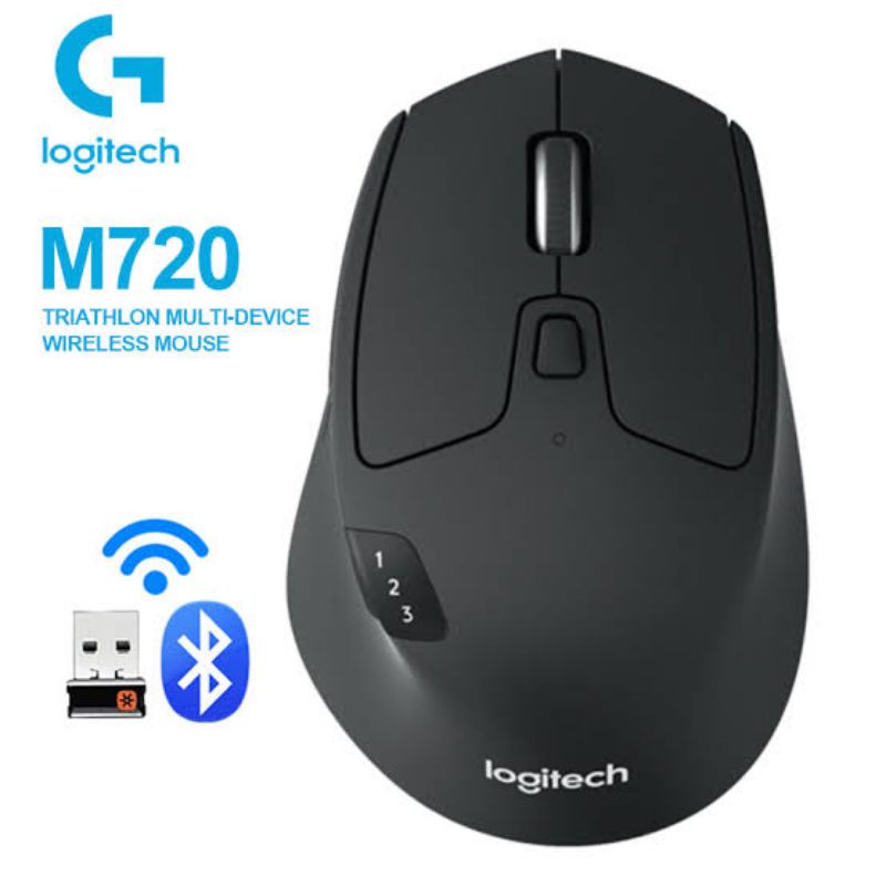 Mouse Wireless Logitech M720 TRIATHLON Multi device wireless mouse Bluetooth ORIGINAL