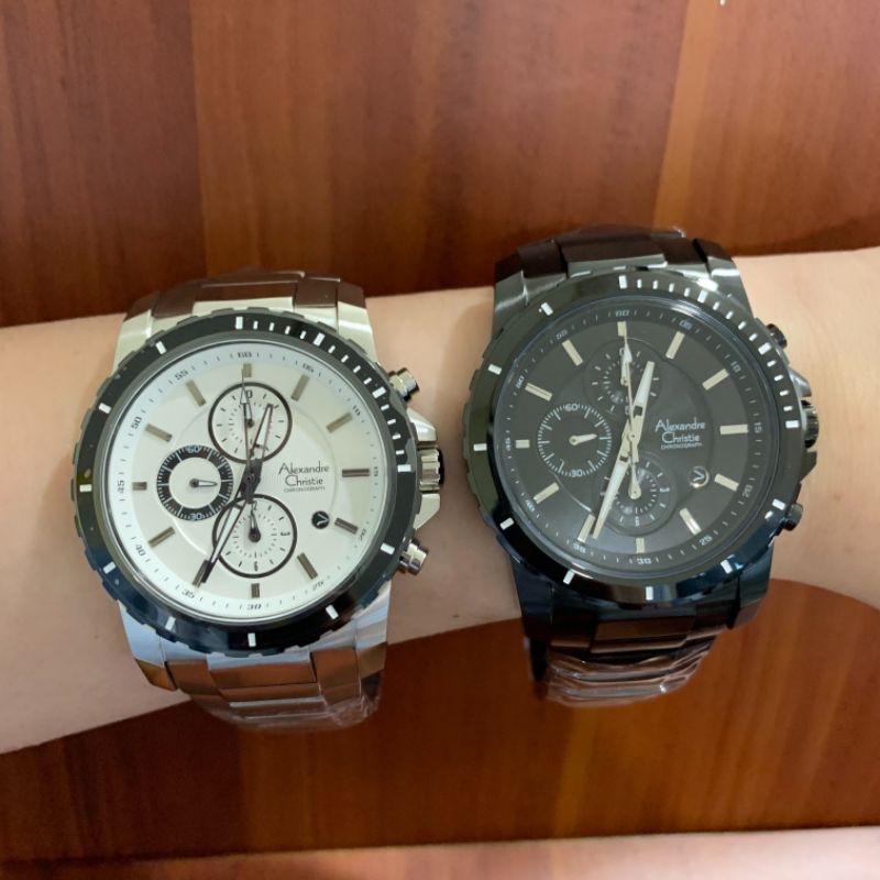 AC 6141 MC JAM TANGAN ALEXANDER CHRISTIE PRIA ORIGINAL