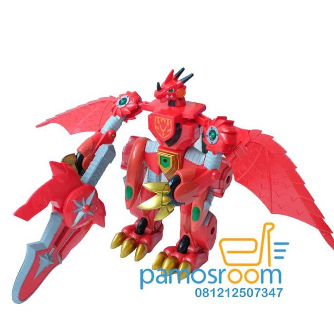 Mainan Robot Dragon King 2 Uk.10Inch - Dragon Warrior Ayo Beli