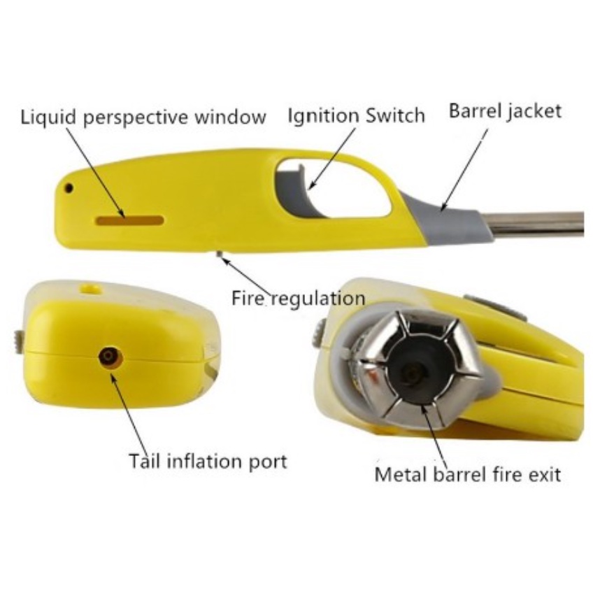 BAJ Korek Api Gas - Alat Pematik Api Kompor Lilin Lighter Multifungsi oven pemicu minyak tongkat panjang / PR058