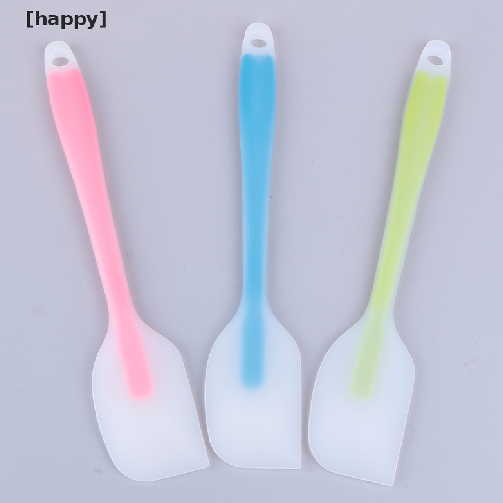 Spatula Pengikis Kue Bahan Silikon Tahan Panas Anti Lengket Untuk Memasak