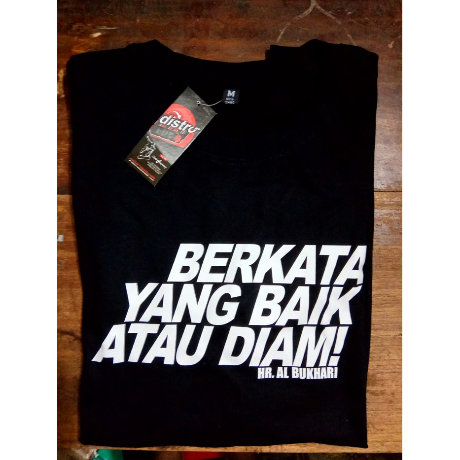 Kaos Tshirt Distro Kata Kata Bijak Premium Shopee Indonesia