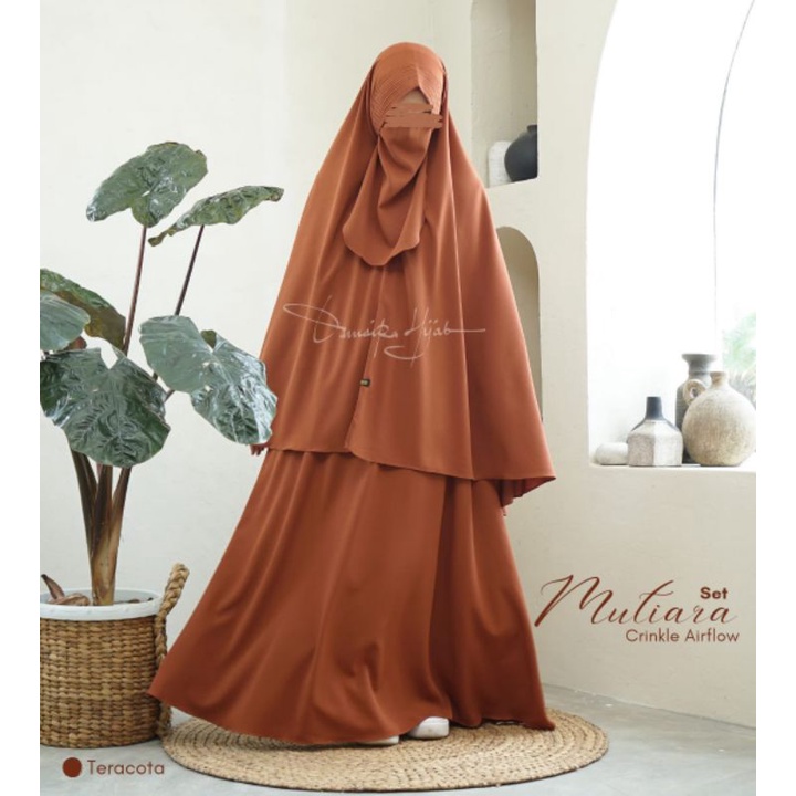 Gamis Mutiara Set By Damaira Hijab