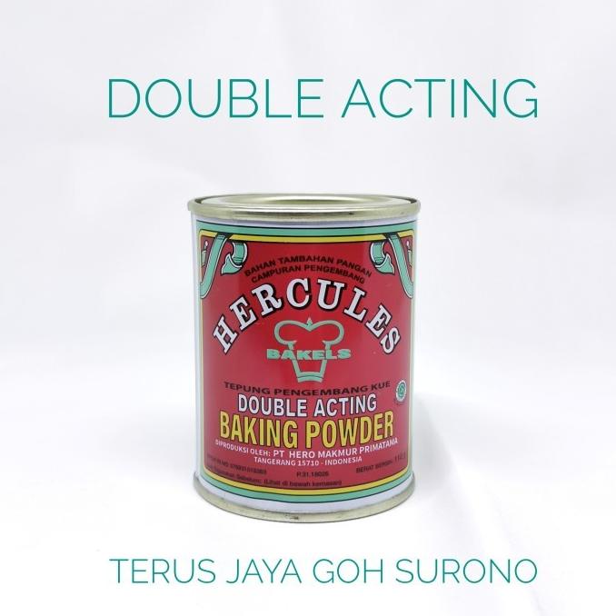 

Hercules Double Acting Baking Powder 110G Tepung Pengembang Kue