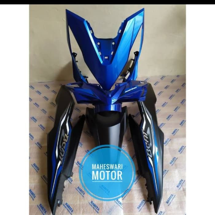 full body halus Honda beat new 2019 CBS ISS biru plus striping