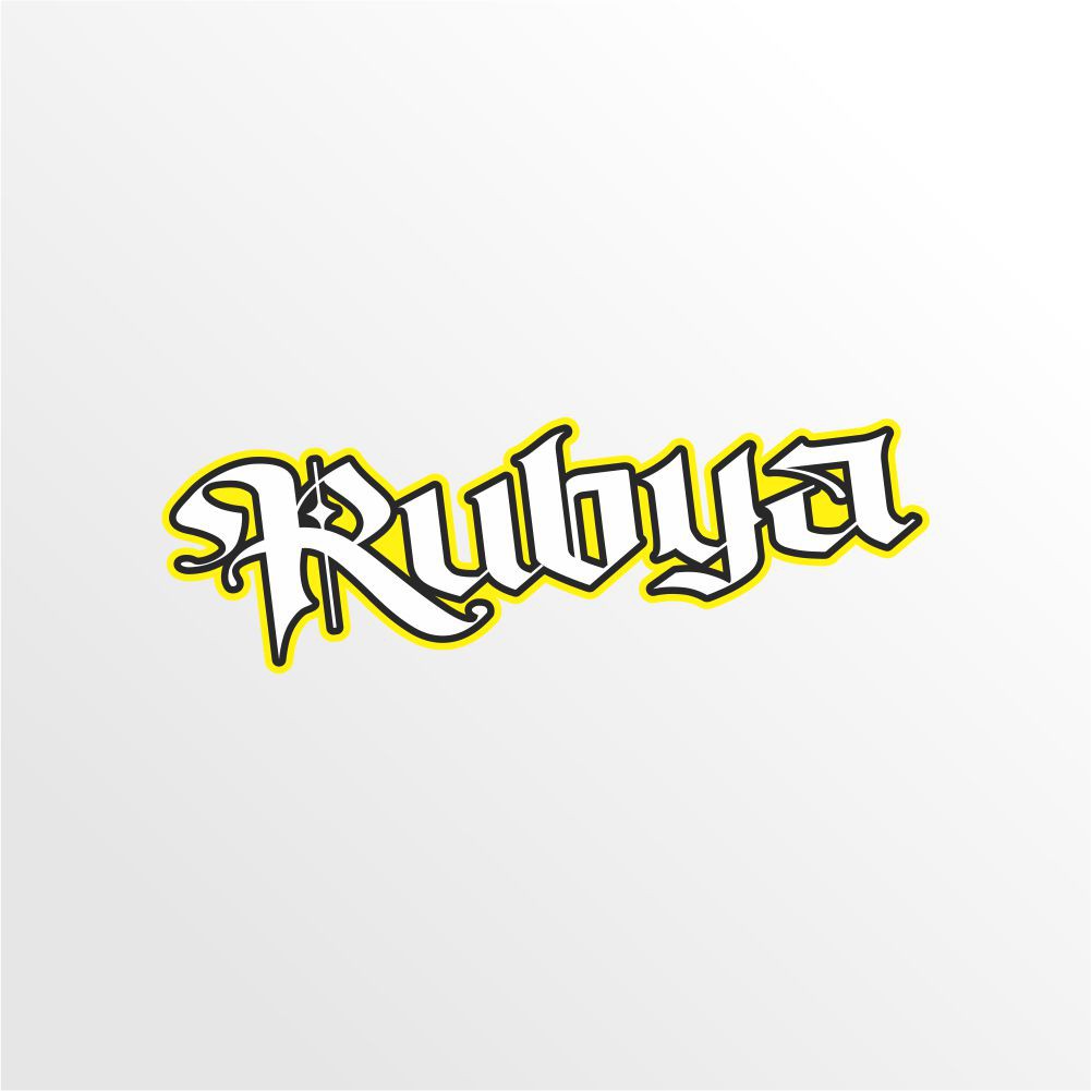Sticker Vinyl Julukan STJ Rubya Bismania by BSJ Laminasi DOFF dan Cutting Laser