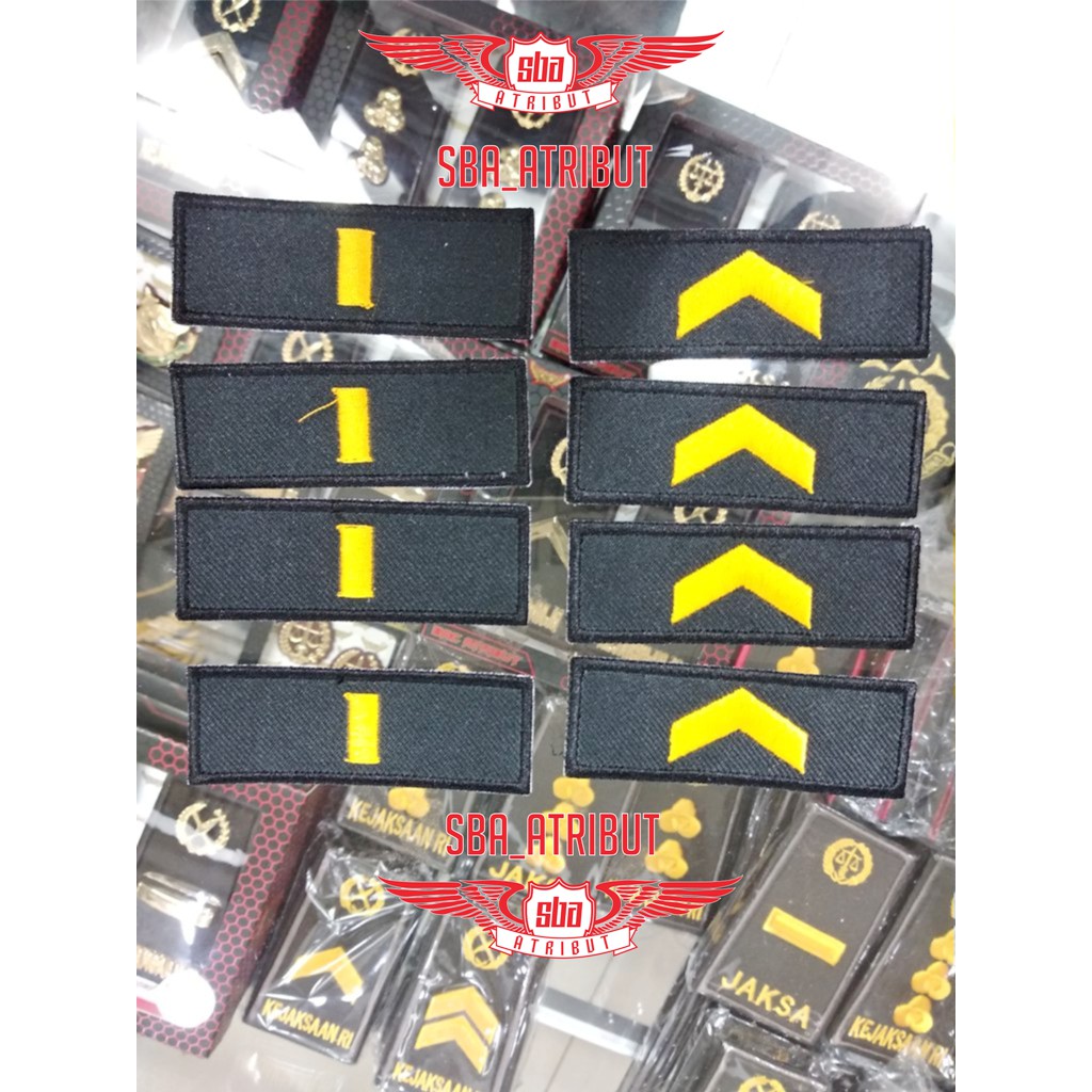 Pangkat Perekat Topi Jaring Kejaksaan | Topi Lapangan