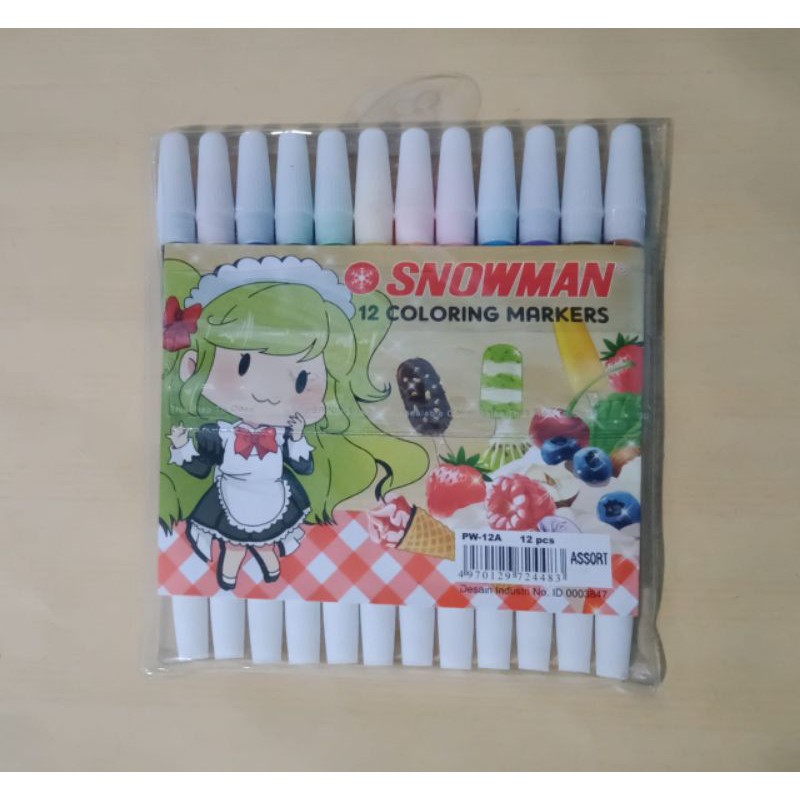 

SPIDOL WARNA SNOWMAN