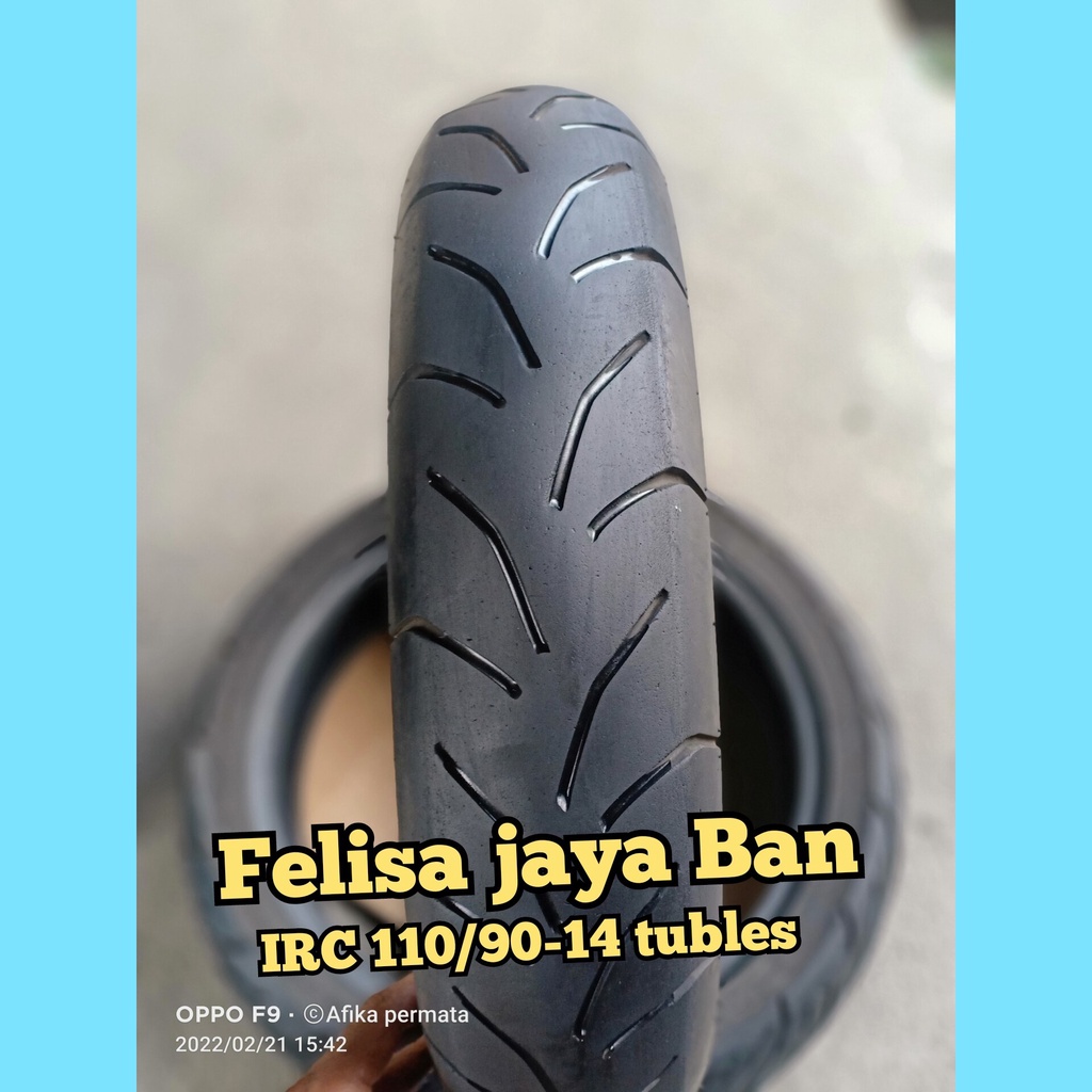 Ban metik depan aerox dll uk 110/90-14 tublees