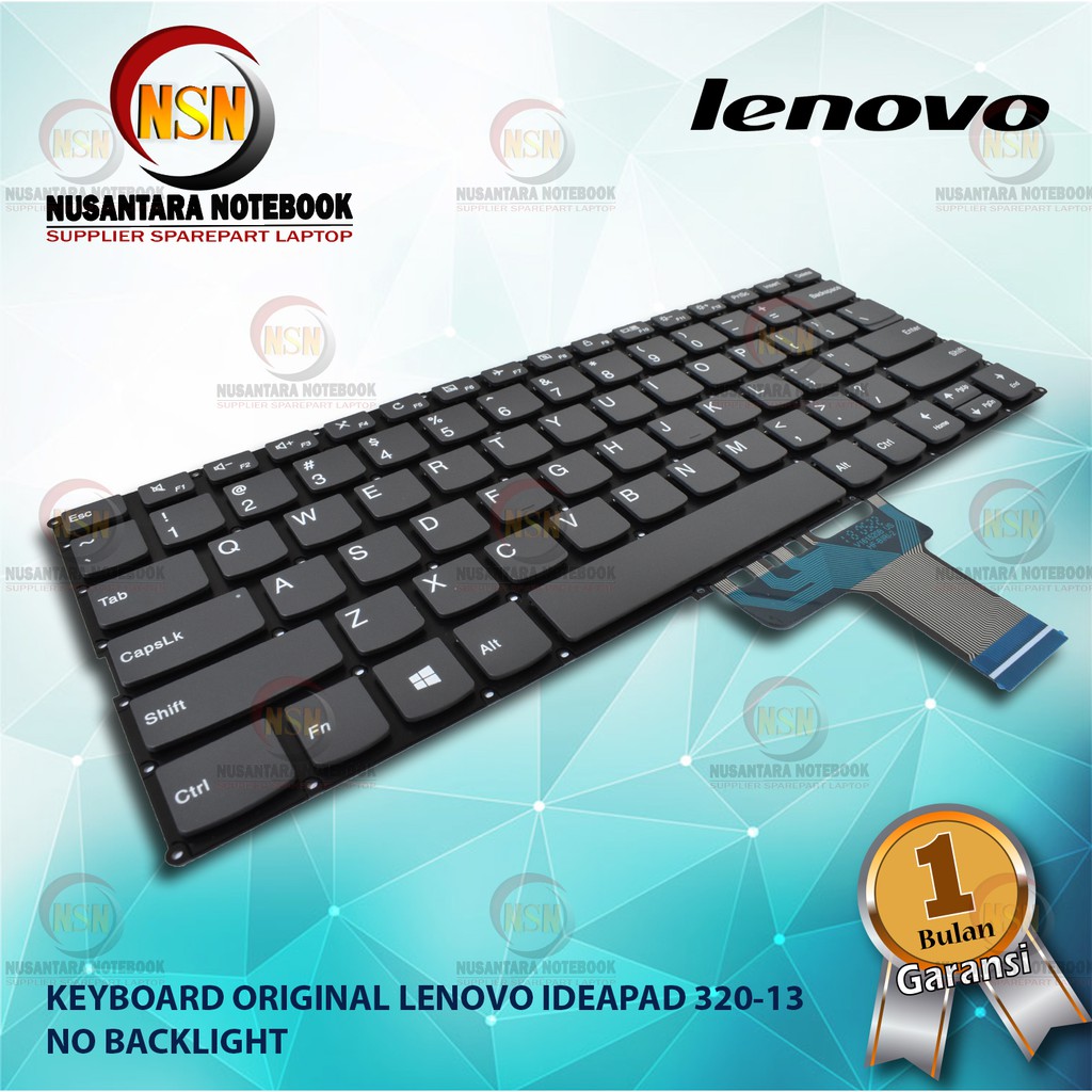 Keyboard Original Lenovo Ideapad 320-13 320S-13IKB Gray No BackLight