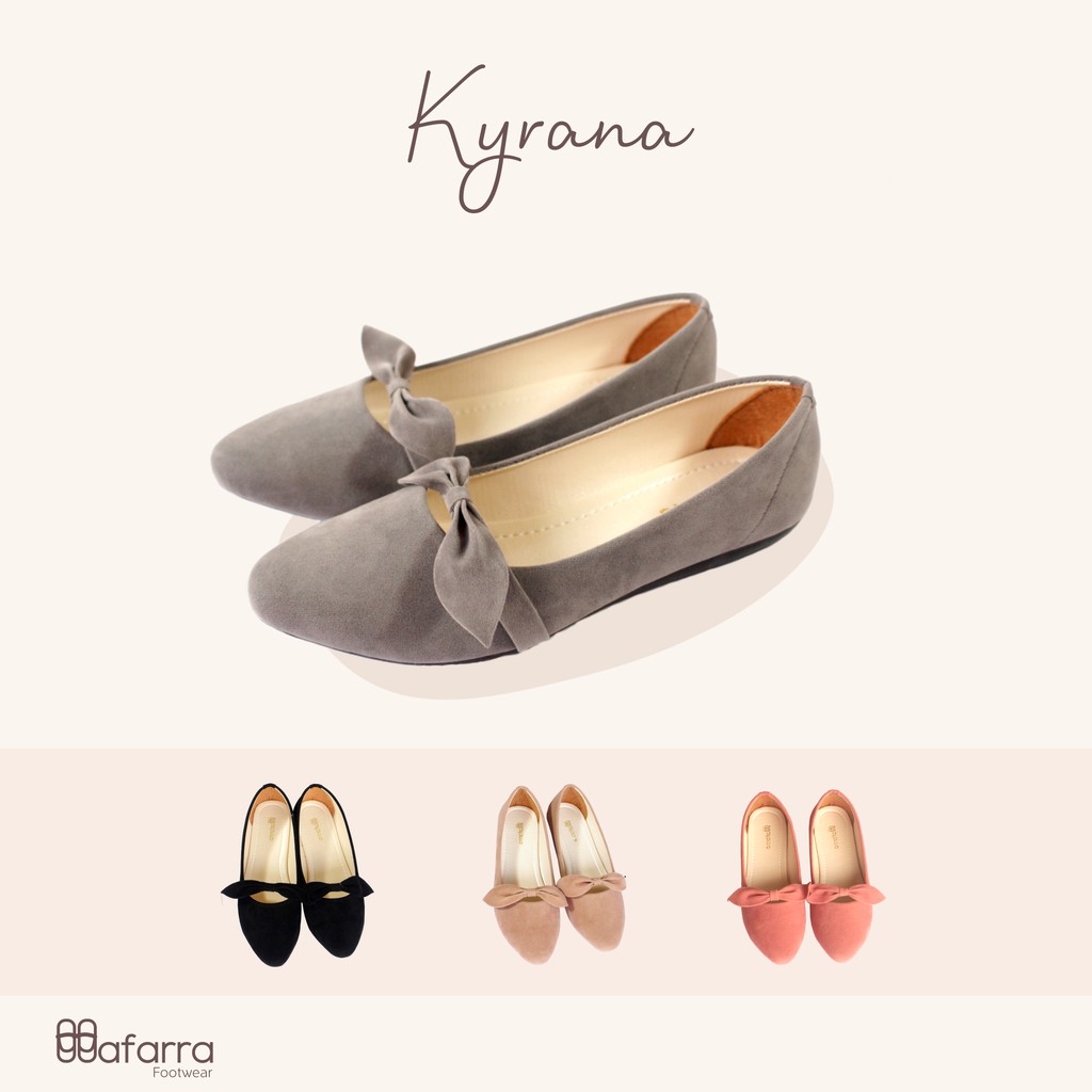 Hafarra Kyrana Flat Shoes - Sepatu Cantik Lokal Wanita