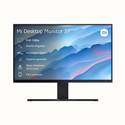 LED Desktop Monitor Xiaomi Mi 27&quot; Layar IPS 1080P Cahaya Biru Rendah NAMPOLL GAN