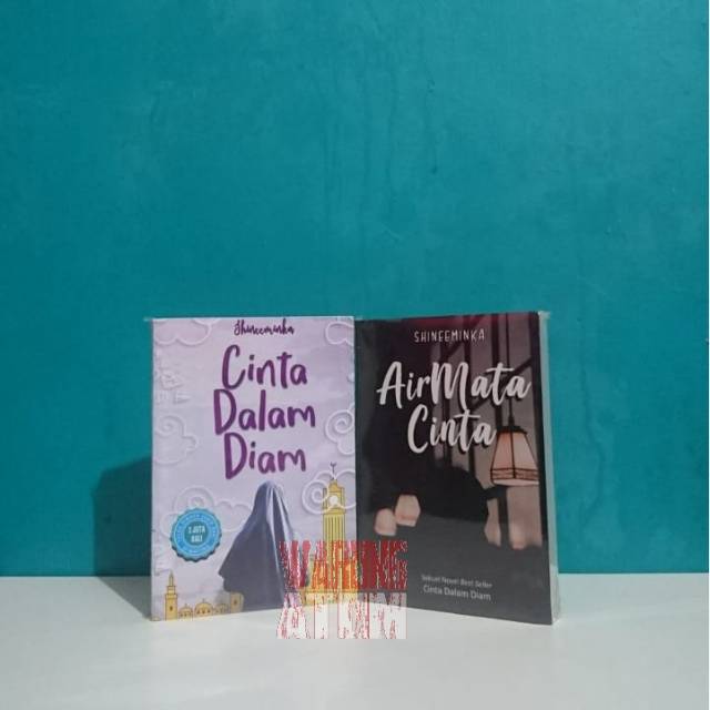 Paket 2 Buku Novel Cinta Dalam Diam & Air Mata Cinta By Shineeminka