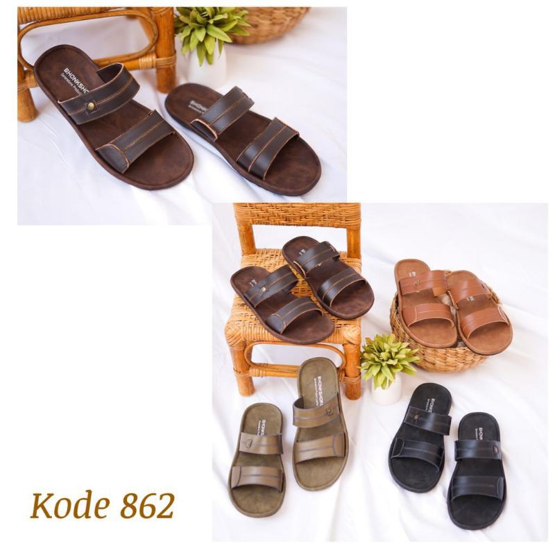 sandal kulit bhonkshors
