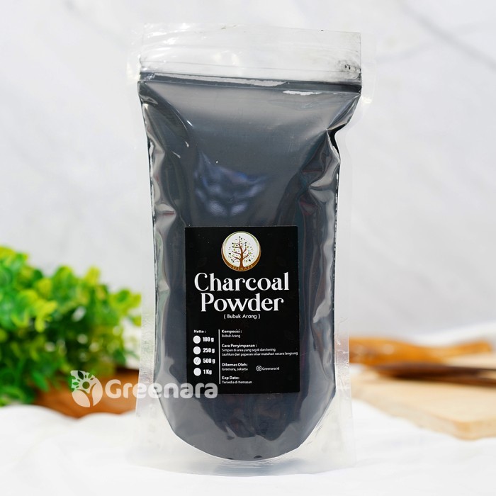 

pakai-siap-tepung-bumbu-tepung- activated charcoal powder 500gr food grade / bubuk arang aktif