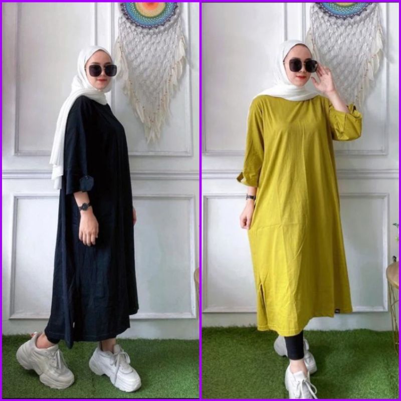 LONG TUNIK MODEL DM3 PREMIUM HITS KEKINIAN
