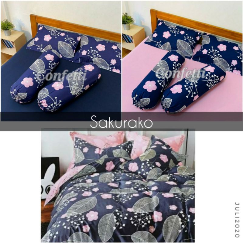 SPREI KAOS ANTI GESER ANTI KUSUT CONFETTI READY