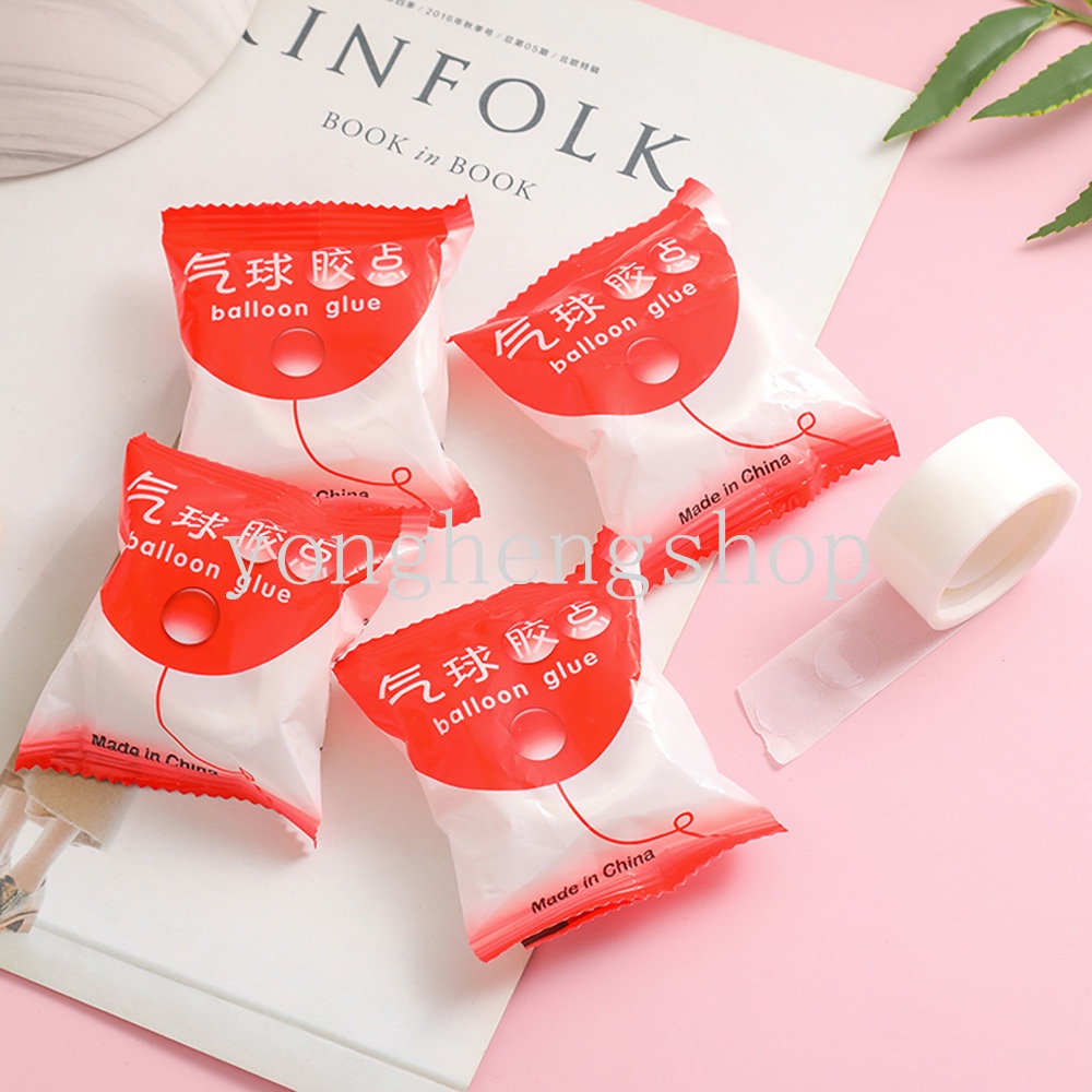 100pcs / roll Stiker Balon Untuk Dekorasi Pesta Ulang Tahun / Pernikahan