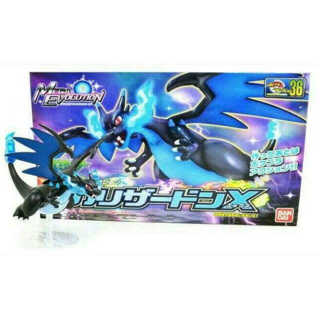 Pokemon Plamo kit Mega Charizard X