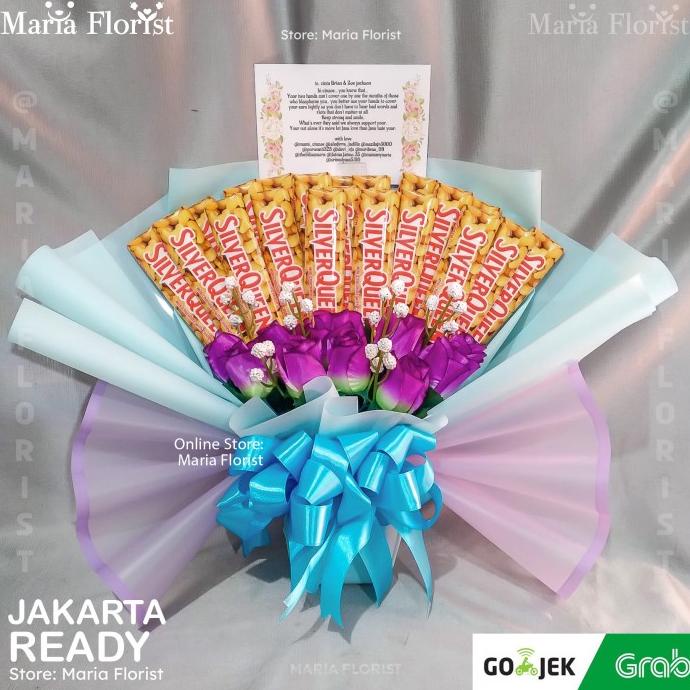 

BUKET BUNGA COKELAT 20 PCS - BUKET BUNGA COKLAT SILVERQUEEN FVV41321