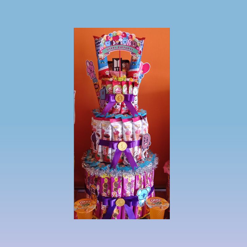 

SNACK TOWER/ MURAH / SNACK TART / KUE ULANG TAHUN SNACK / JUMBO / MURAH