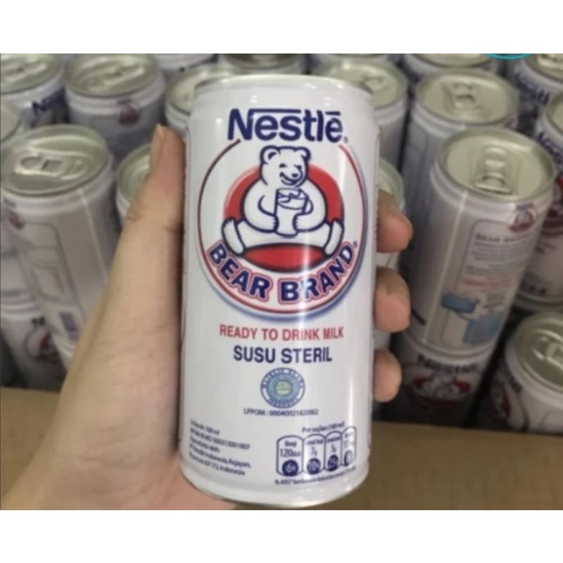 

PROMO!! BEAR BRAND kaleng Susu Kaleng Susu Beruang Susu Steril 189ml