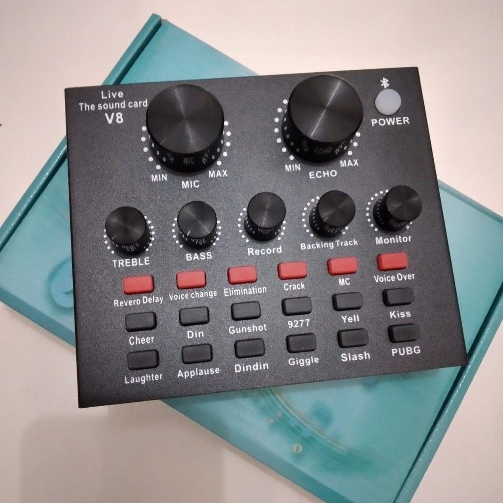 SOUNDCARD V8S LIVE BROADCAST - SOUND CARD V8 S - MIXER V8