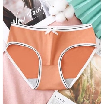 Brasay Celana Dalam Wanita Polos  Adem Anti Nyeplak Underwear Wanita Motif Pita Seamless 2021