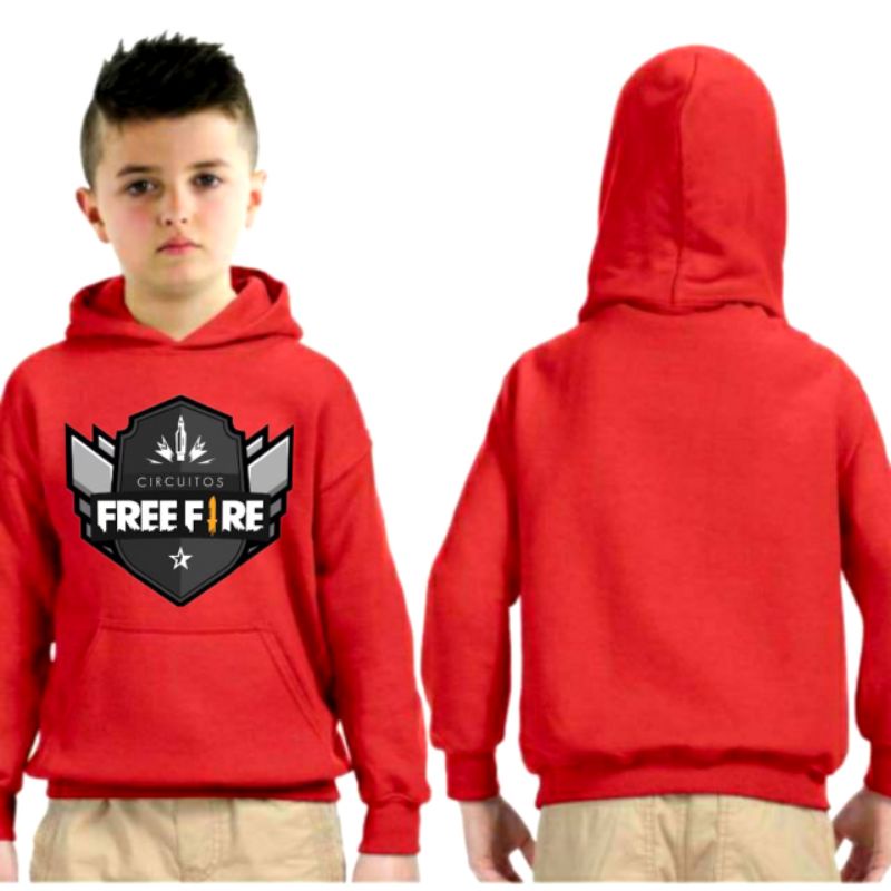 sweater anak anak motif free fire termurah