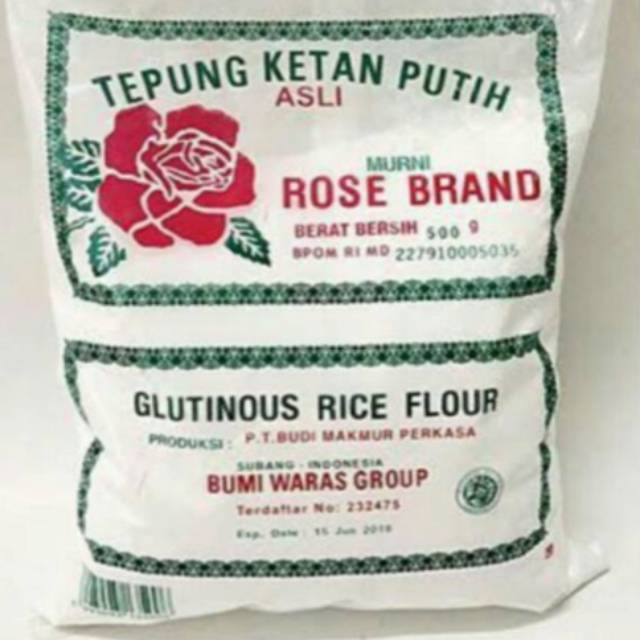 tepung ketan putih rose brand