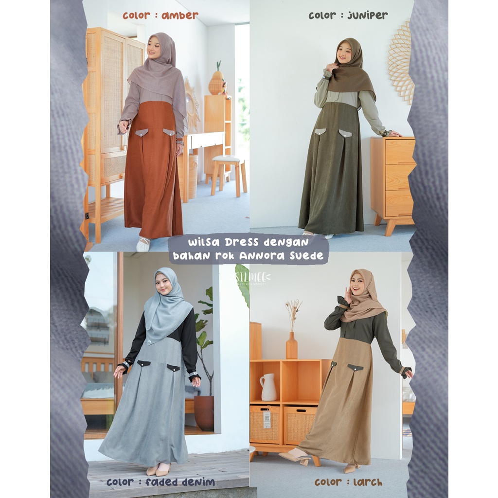 {SILMEE} Wilsa Dress. gamis unik syari by silmee