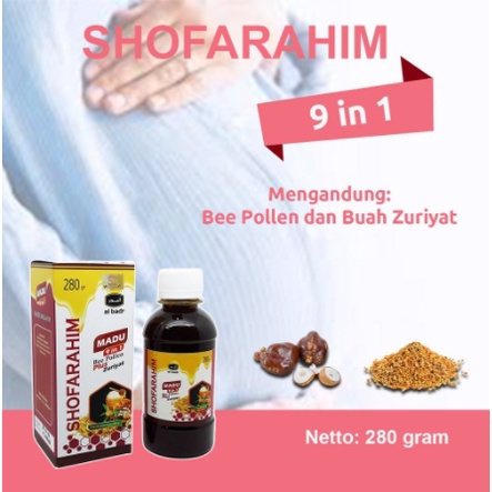 

Madu Kesuburan Wanita Shofarahim 280gram Madu PROMIL pengganti Madu Bee pollen Original