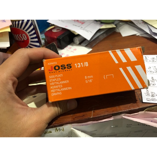 

Isi staples gun tacker 13/8 dovr / dove 5000 tembakan isi hekter tembak tidak umum