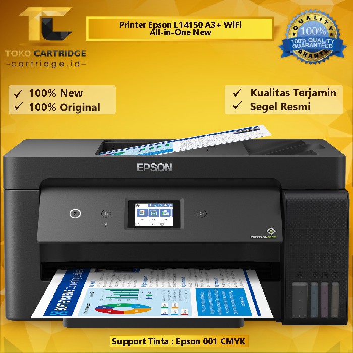 Printer Epson EcoTank L14150 A3 Plus Wi-Fi Duplex Wide-Format All-in-One Ink Tank New