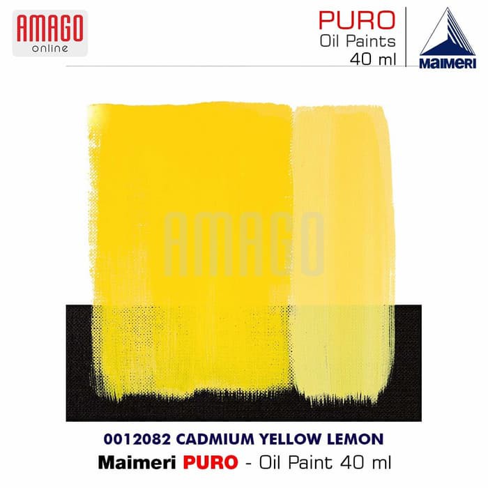 MAIMERI PURO - OIL PAINT - CADMIUM YELLOW LEMON - 40ML - M0012082