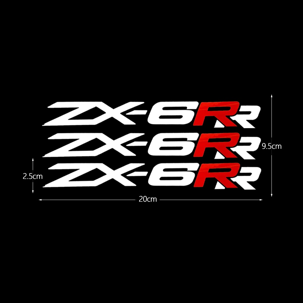 1 Set Stiker Reflektif Kawasaki Tahan Air Untuk Dekorasi Body Motor ZX-3RR ZX-4RR ZX-6RR ZX-10RR ZX-25RR