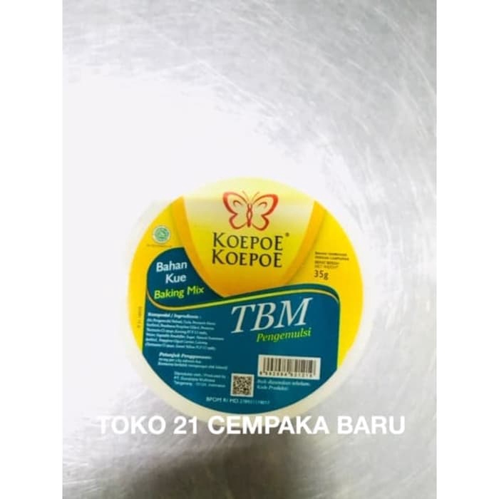 

Koepoe Koepoe TBM 35 gram | Bahan Pengembang Kue TBM Baking Mix 35g