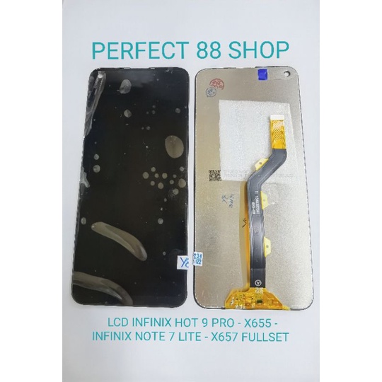 LCD TOUCHSCREEN INFINIX HOT 9 PRO - INFINIX NOTE 7 LITE - X655 COMPLETE FULLSET