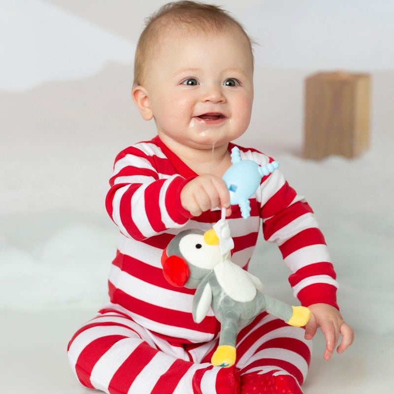 The Teething Egg Teething Pal | Boneka Plush Teether Gigitan Bayi