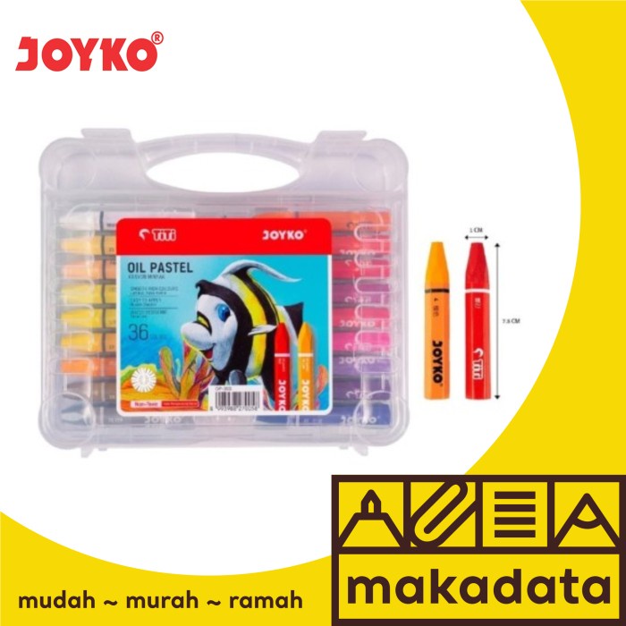 

(DISKON TERMURAH) CRAYON | OIL PASTEL TITI ISI 36 WARNA MURAH