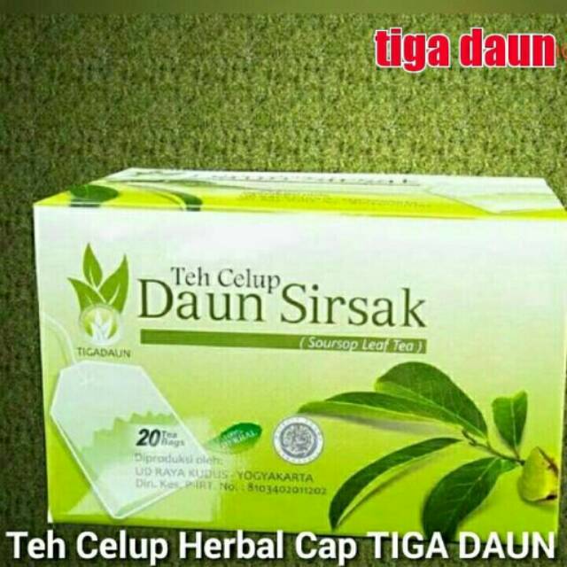 

DAUN SIRSAK KEMASAN TEH CELUP