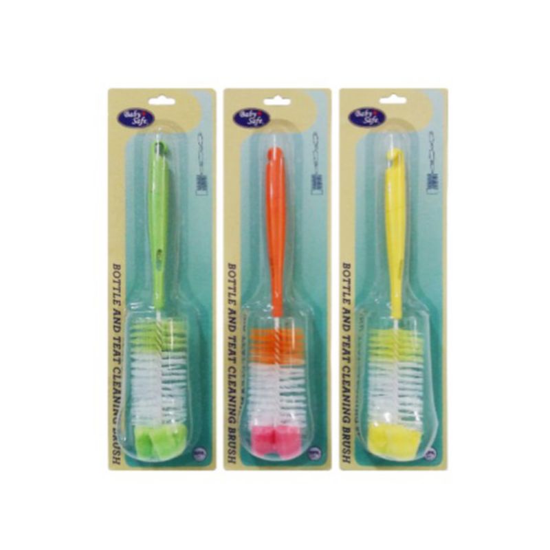 Babysafe Bottle And Teat Cleaning Brush / Sikat pembersih botol dan dot BS367