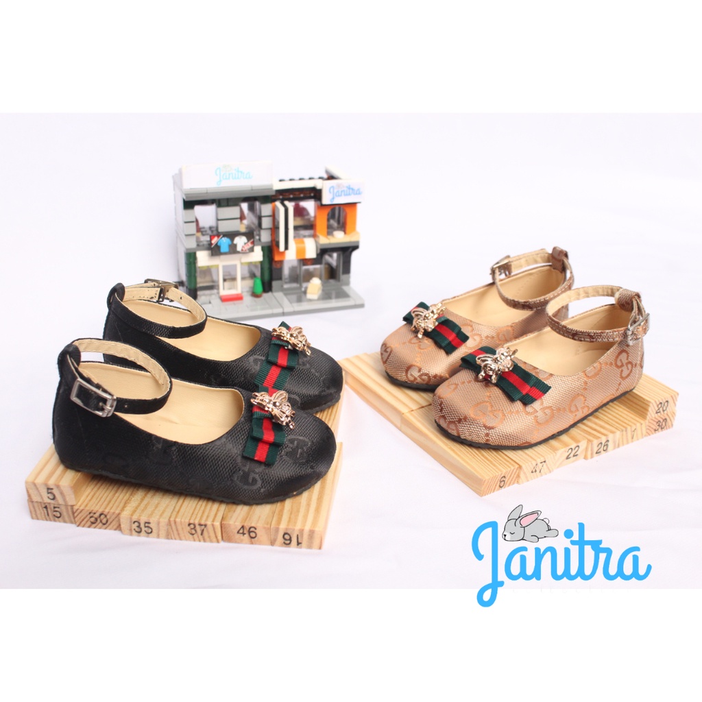 janitra sepatu fashion anak perempuan balita sepatu balet anak flatshoes LEBAH