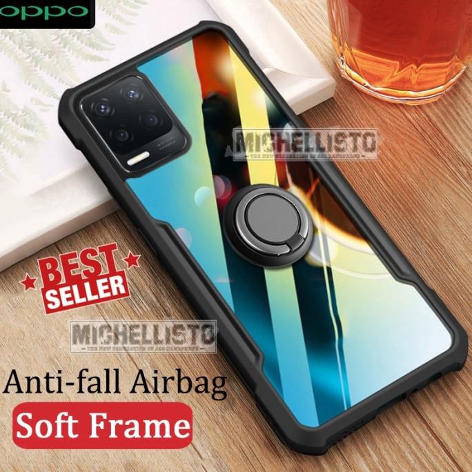 Case Oppo A54 Ring Transparan Clear Jazz Series Casing Softcase