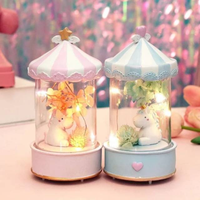 Kotak musik / music box unicorn / kotak musik unicorn / hadiah medan / kado medan