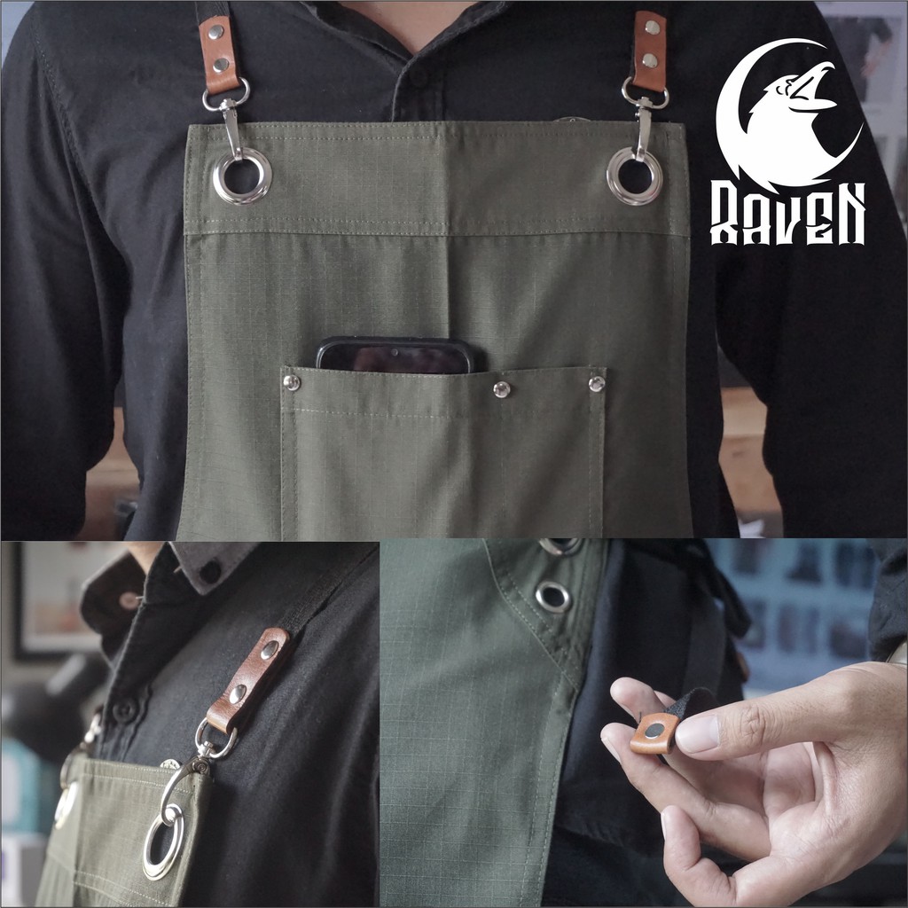 Apron Barista Coffee Celemek Masak/ Apron Barista Bartender waiters kopi murah keren premium