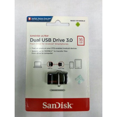 Sandisk Ultra Dual usb 16gb usb 3.0 otg original