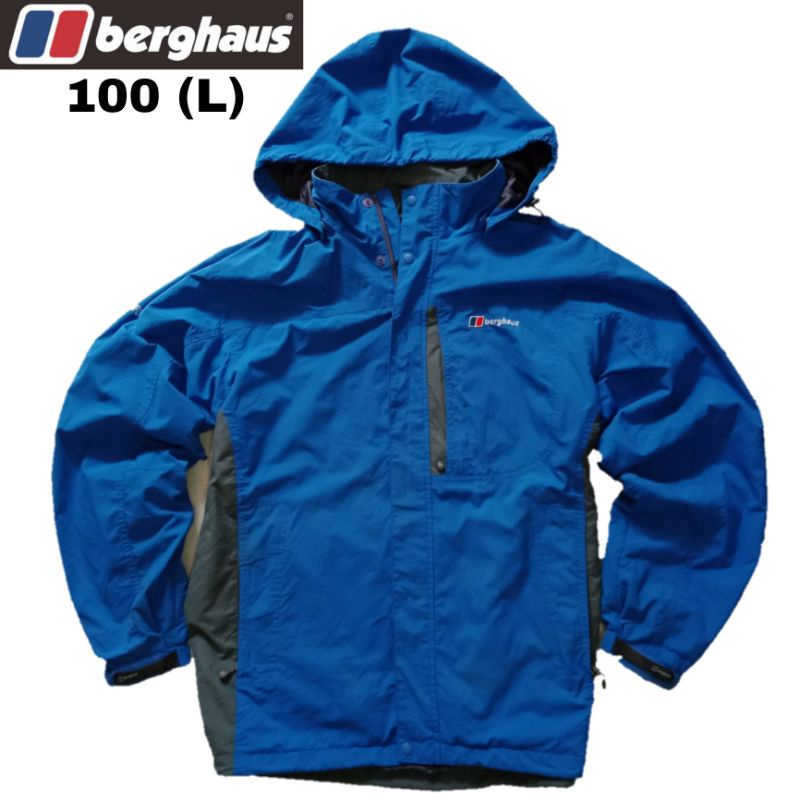 JAKET GUNUNG HIKING OUTDOOR BERGHAUS AQUAFOIL SECOND ORIGINAL