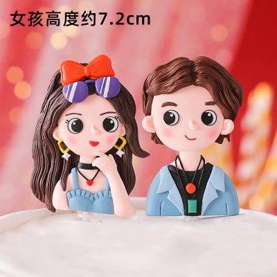 

Topper Kue Valentine/ Couple Figure/ Topper kue/ Cake Topper A001